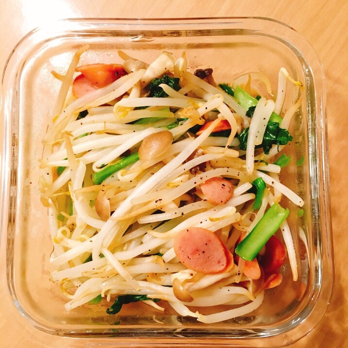 弁当おかず もやしとウインナーのコンソメ炒め レシピ 作り方 By Uucha 楽天レシピ 弁当おかず もやしとウインナーのコンソメ炒め レシピ 作り方 By Uucha 楽天レシピ